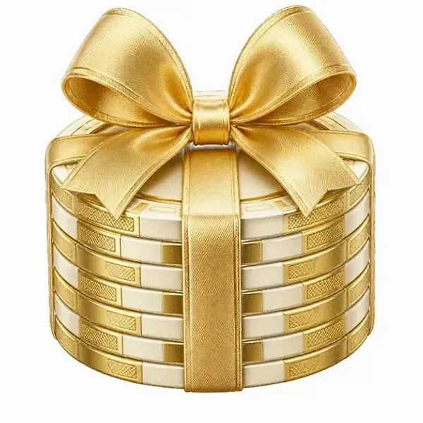 Poker chip gift — Pink