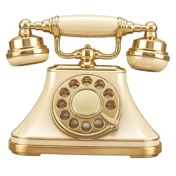 Rotary telephone — Pink