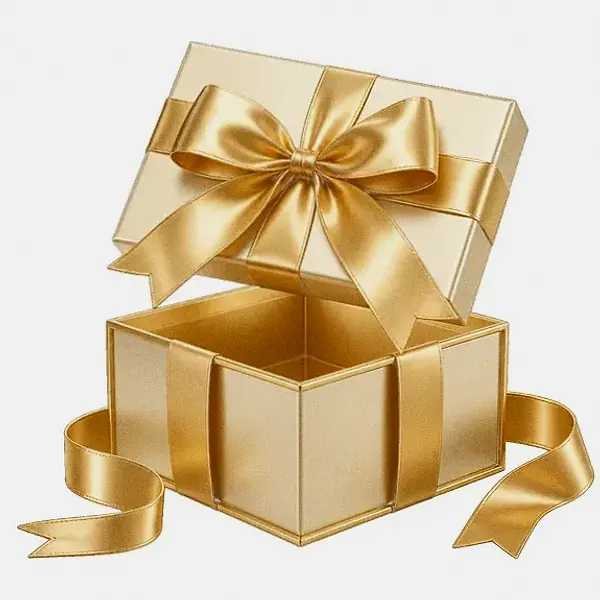 Open gift box — Pink