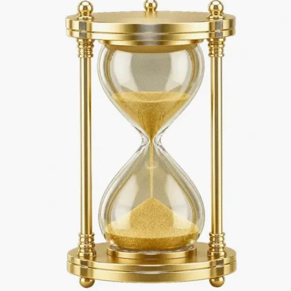 Hourglass timer — Pink