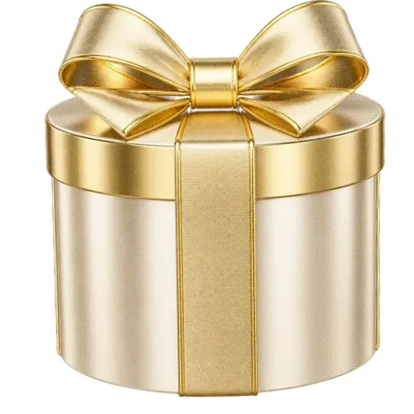 Round gift box — Pink