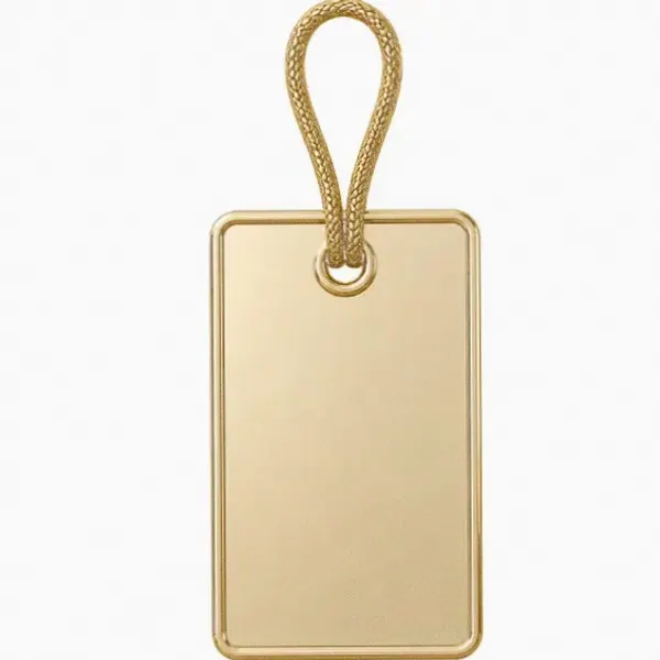 Blank luggage tag — Pink