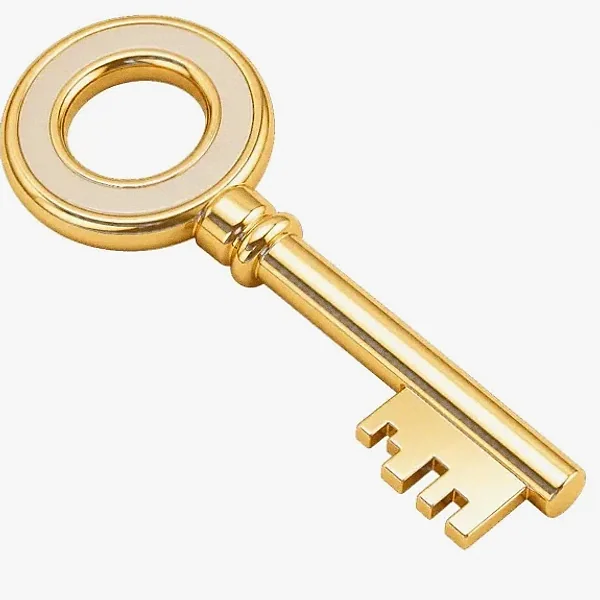 Round-headed key — Pink