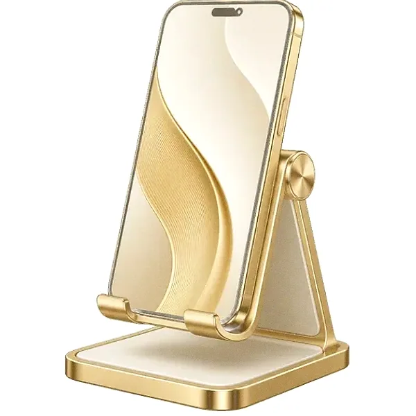 Smartphone on stand — Pink