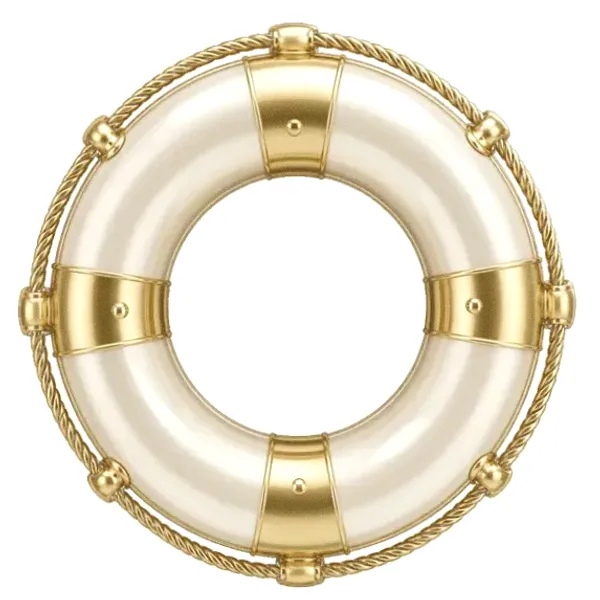Life preserver ring — Pink