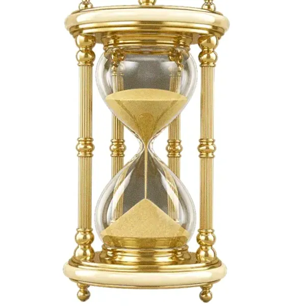 Ornate hourglass — Pink
