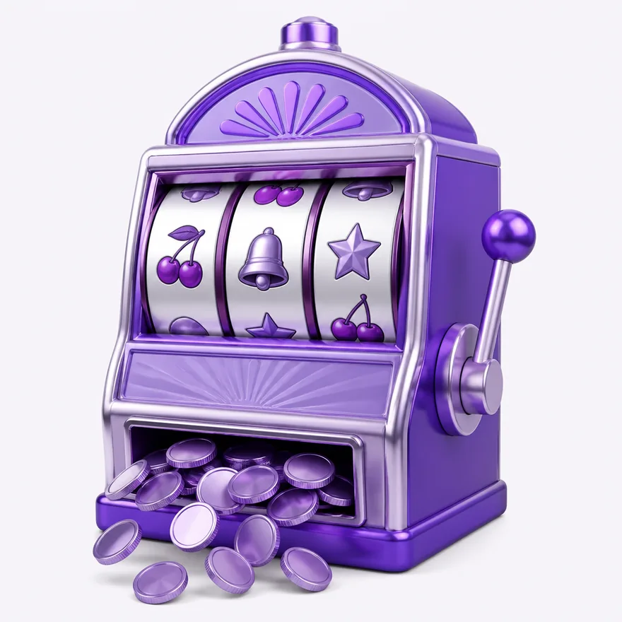 Spinning slot machine — Pink