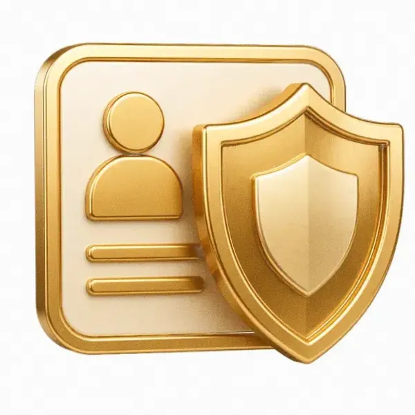 Shield and id card — Pink