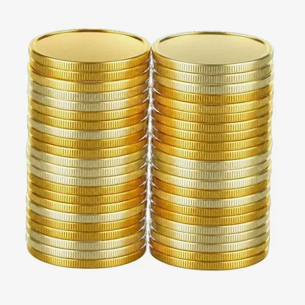Coin stacks — Pink