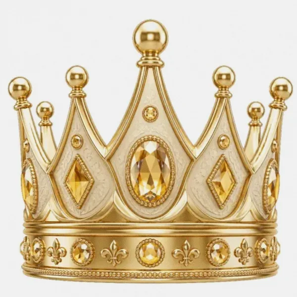 Gold crown — Pink