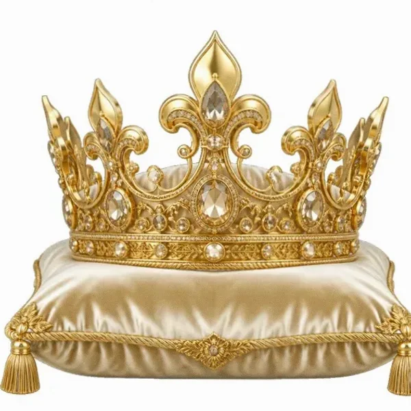 Jeweled royal crown — Pink