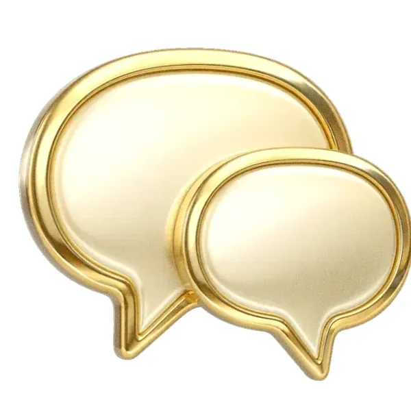 Overlapping speech bubbles — Pink